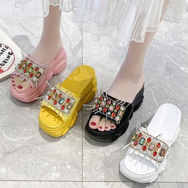 sandals celebrity insect crystal metal decoration muffins women mesh open toe platform shoes trendy creepers sandalias mujer2021, Black
sandals celebrity insect crystal metal decoration muffins women mesh open toe platform shoes trendy creepers sandalias mujer2021, Black