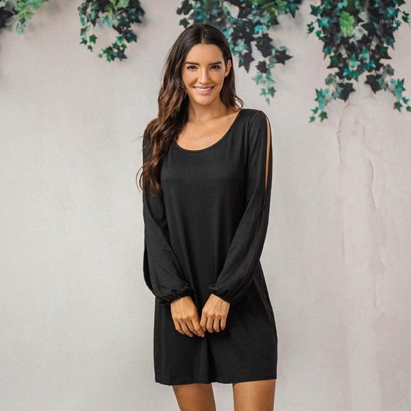 women dress fashion summer vintage black loose casual o-neck hollow out sleeve solid beach style mini #45 dresses, Black;gray
women dress fashion summer vintage black loose casual o-neck hollow out sleeve solid beach style mini #45 dresses, Black;gray