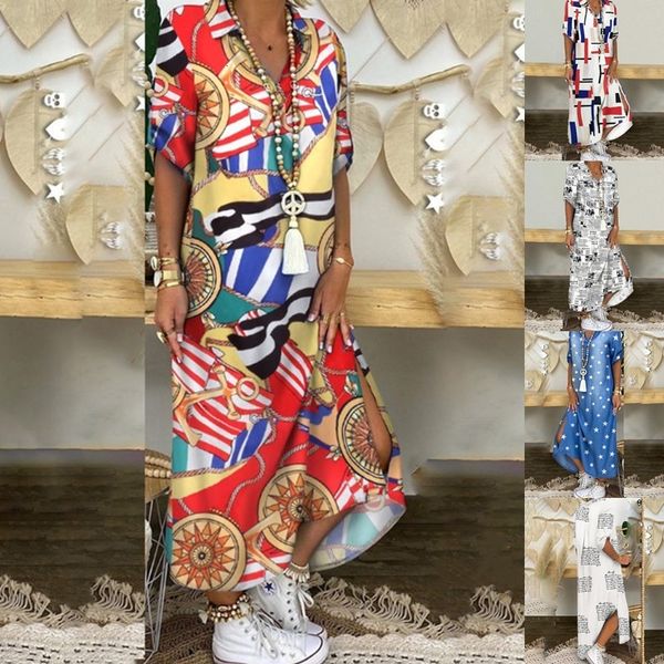 2021 new women elegant lapel neck loose maix summer letter print shirt casual long sleeve lady party vestidos 6oud, Black;gray
2021 new women elegant lapel neck loose maix summer letter print shirt casual long sleeve lady party vestidos 6oud, Black;gray