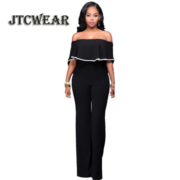 women's jumpsuits & rompers jtcwear slash neck cloak full length lady night club party girls casual loose leg bodycon overalls 553, Black;white
women's jumpsuits & rompers jtcwear slash neck cloak full length lady night club party girls casual loose leg bodycon overalls 553, Black;white