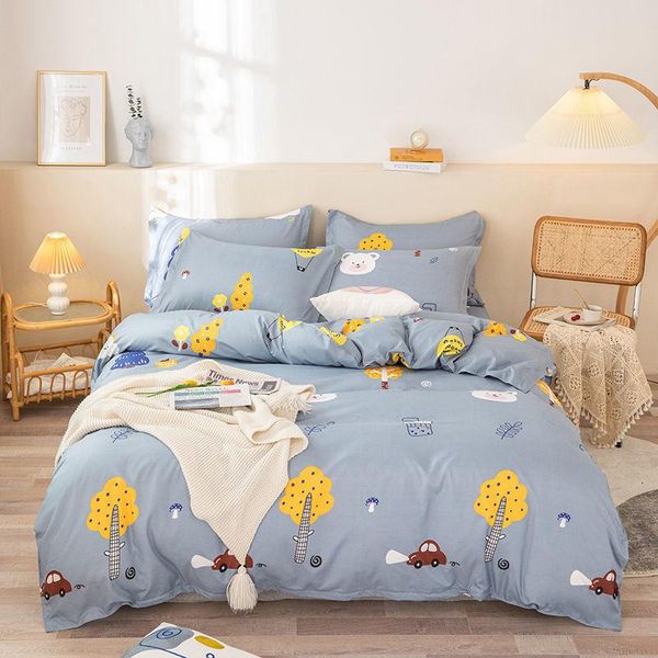 bedding sets soft set with fitted sheet duvet cover pillowcase boys girls bed linen flowers plant home bedclothes
bedding sets soft set with fitted sheet duvet cover pillowcase boys girls bed linen flowers plant home bedclothes