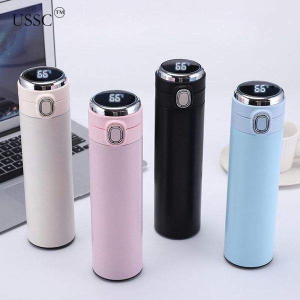 water bottles ussc stainless steel straight cup double-layer vacuum insulation intelligent temperature portable hz160
water bottles ussc stainless steel straight cup double-layer vacuum insulation intelligent temperature portable hz160