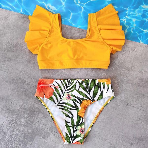 one-piece suits ruffle hem girl swimsuit kids tropical floral bikini set 7-14 years two piece children's swimwear girls bathing suit be
one-piece suits ruffle hem girl swimsuit kids tropical floral bikini set 7-14 years two piece children's swimwear girls bathing suit be
