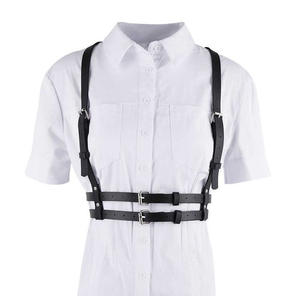 2021 punk women pu leather women body harness belt bondage sculpting harness waist belt straps belt for girl p0817, Black;brown
2021 punk women pu leather women body harness belt bondage sculpting harness waist belt straps belt for girl p0817, Black;brown