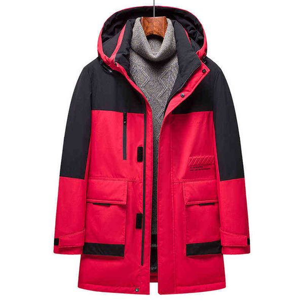 -30 degrees 90% white duck down jacket men thick winter 2021 new big hooded warm parka waterproof windproof size 4xl y1103, Black
-30 degrees 90% white duck down jacket men thick winter 2021 new big hooded warm parka waterproof windproof size 4xl y1103, Black