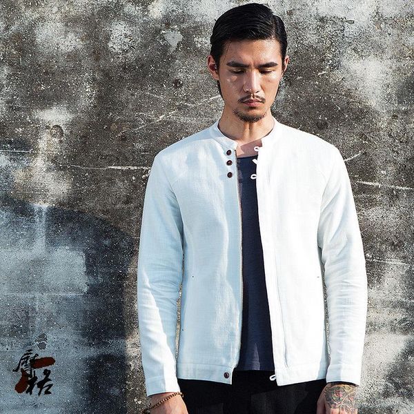 men's jackets vintage linen cotton jacket white black spring summer thin casual men zipper solid for 2022 arrivals, Black;brown
men's jackets vintage linen cotton jacket white black spring summer thin casual men zipper solid for 2022 arrivals, Black;brown