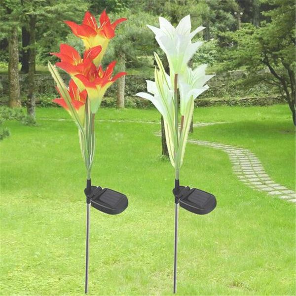 solar lamps powered red lily flower light outdoor led color changing waterproof garden lawn lamp for yard decoration
solar lamps powered red lily flower light outdoor led color changing waterproof garden lawn lamp for yard decoration