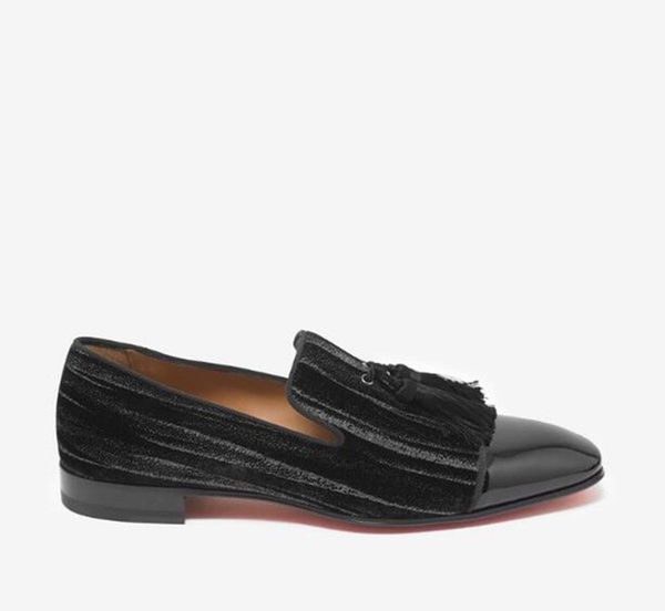 gentleman men dress party shoes business red bottom flat shoes p flat velvet leather loafers black patent leather with tassels luxury red
gentleman men dress party shoes business red bottom flat shoes p flat velvet leather loafers black patent leather with tassels luxury red