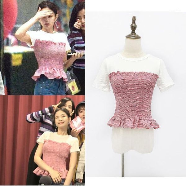 kpop korean celebrity 2021 fake two-piece short-sleeve t-shirt loose harajuku tee shirt women summer slim tshirt women's, White
kpop korean celebrity 2021 fake two-piece short-sleeve t-shirt loose harajuku tee shirt women summer slim tshirt women's, White