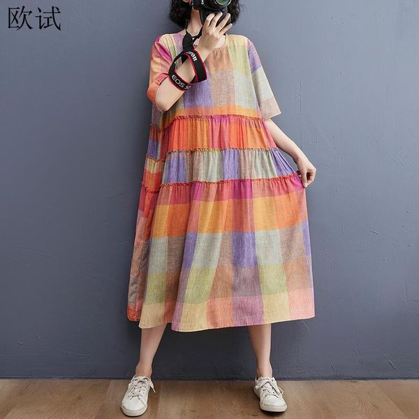party dresses oversized summer stripped plaid beach dress for women fashion ladies long mujer femme korea style woman 2021, White;black
party dresses oversized summer stripped plaid beach dress for women fashion ladies long mujer femme korea style woman 2021, White;black