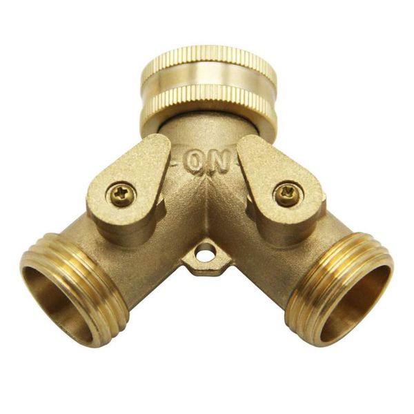 watering equipments 2 way brass hose splitter 3/4" connectors y connector garden adapter heavy duty for outdoor indoor use
watering equipments 2 way brass hose splitter 3/4" connectors y connector garden adapter heavy duty for outdoor indoor use