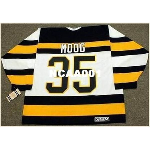 668s #35 andy moog boston bruins 1992 ccm vintage home hockey jersey or custom any name or number retro jersey, Black
668s #35 andy moog boston bruins 1992 ccm vintage home hockey jersey or custom any name or number retro jersey, Black
