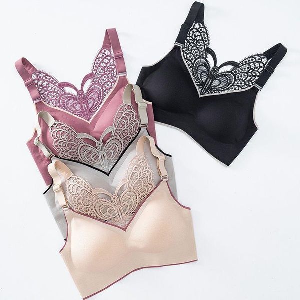 bras plus size women - 5xl large bralette seamless bra beauty back butterfly push up wireless underwear, Red;black
bras plus size women - 5xl large bralette seamless bra beauty back butterfly push up wireless underwear, Red;black