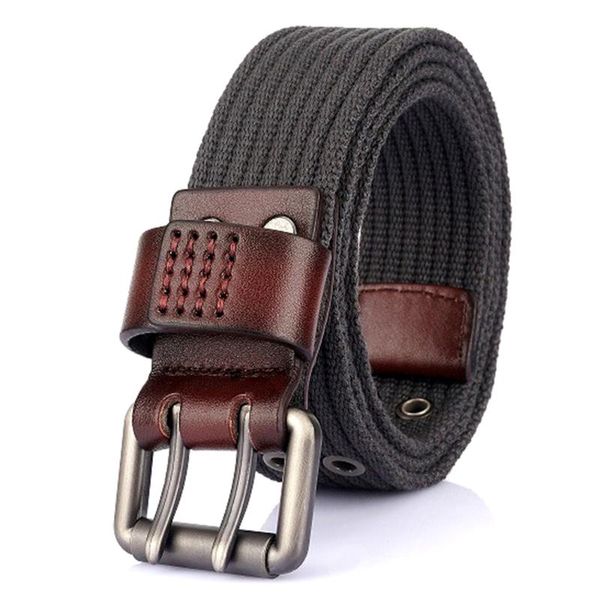 belts 2021 thickened canvas men's double needle buckle belt jeans leisure inner travel riding 3.8cm, Black;brown
belts 2021 thickened canvas men's double needle buckle belt jeans leisure inner travel riding 3.8cm, Black;brown