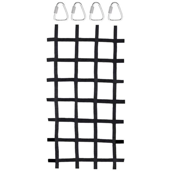 cords, slings and webbing indoor/outdoor climbing net (90 inches x 48 inches)-playground freight net-swing net-children
cords, slings and webbing indoor/outdoor climbing net (90 inches x 48 inches)-playground freight net-swing net-children