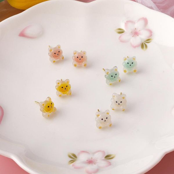 stud origin summer sweet cute candy colors little bear earring for women girls funny 4 designs arcylic party earrings jewellery, Golden;silver
stud origin summer sweet cute candy colors little bear earring for women girls funny 4 designs arcylic party earrings jewellery, Golden;silver
