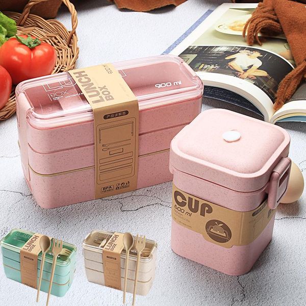 dinnerware sets 900ml lunch box 3 layer healthy material wheat straw bento boxes for kids microwave storage container lunchbox
dinnerware sets 900ml lunch box 3 layer healthy material wheat straw bento boxes for kids microwave storage container lunchbox