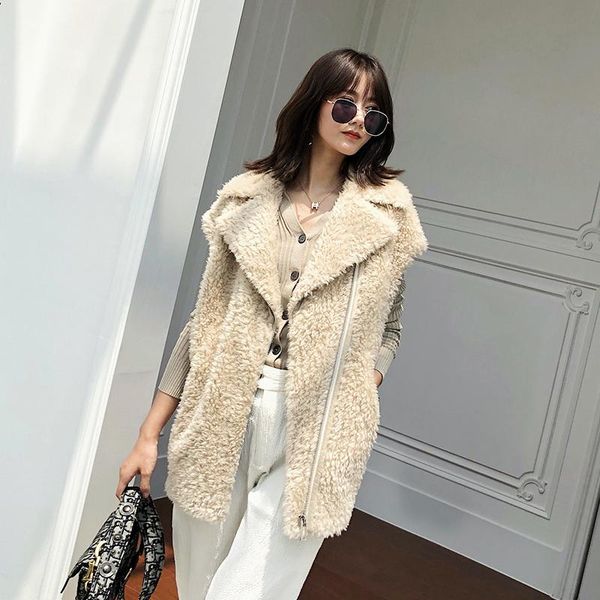 women's fur & faux women coat real clothes 2021 autumn winter slim vest 100% wool jacket sleeveless waistcoat manteau femme mu205011 yy, Black
women's fur & faux women coat real clothes 2021 autumn winter slim vest 100% wool jacket sleeveless waistcoat manteau femme mu205011 yy, Black