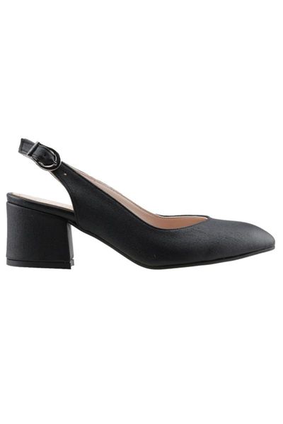 sandals women's black çupra heel shoes 544-307 5 cm