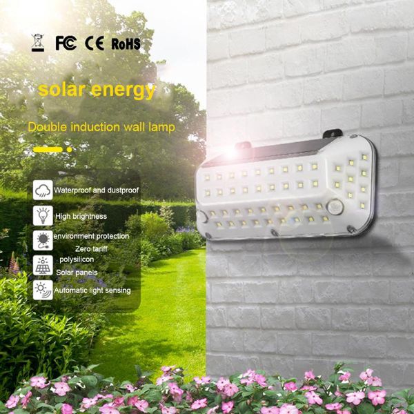 outdoor wall lamps 54led solar light waterproof 4-sided motion sensor garden park lamp villa driveway lighting
outdoor wall lamps 54led solar light waterproof 4-sided motion sensor garden park lamp villa driveway lighting