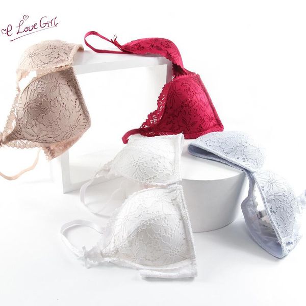 bras e lovegirl product adjustable bra front buckle women no steel ring lace edge lingerie, Red;black
bras e lovegirl product adjustable bra front buckle women no steel ring lace edge lingerie, Red;black