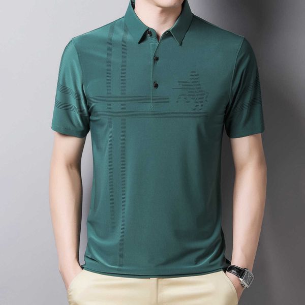 summer middle aged short t-shirt men's father summer ice loose lapel half sleeve polo shirt group purchase, White;black
summer middle aged short t-shirt men's father summer ice loose lapel half sleeve polo shirt group purchase, White;black