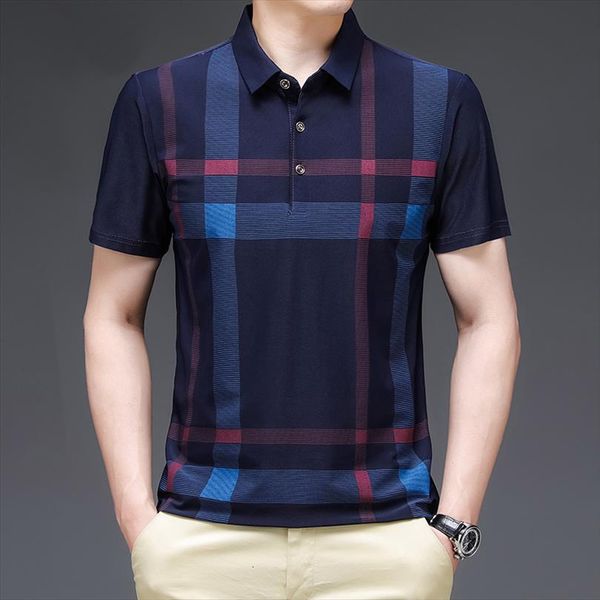 fashion plaid shirts summer mens polos short sleeve tee shirt homme slim fit camisa masculina male t1035, White;black
fashion plaid shirts summer mens polos short sleeve tee shirt homme slim fit camisa masculina male t1035, White;black