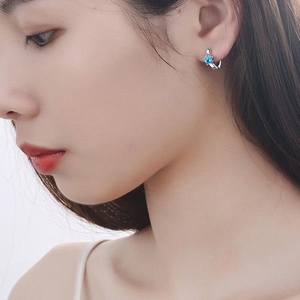 hoop & huggie contracted fashion and elegant female blue star crystal earrings han edition presents, Golden;silver
hoop & huggie contracted fashion and elegant female blue star crystal earrings han edition presents, Golden;silver
