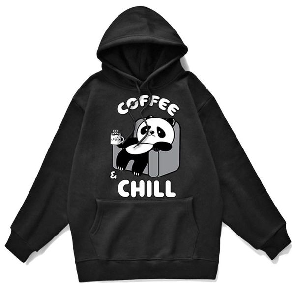 men's hoodies & sweatshirts kawaii panda drinking coffee funny animal logo male cotton comfortable street man punk, Black
men's hoodies & sweatshirts kawaii panda drinking coffee funny animal logo male cotton comfortable street man punk, Black