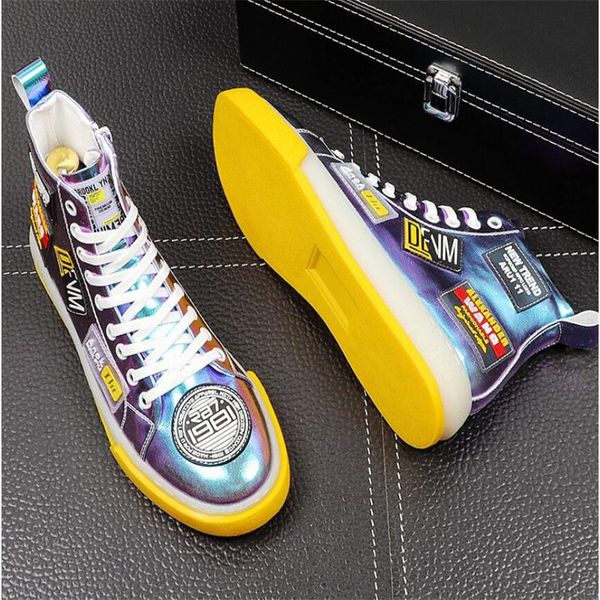 new arrival men fashion casual ankle boots spring autumn high leisure sneakers male trend leather hip hop shoes loafers, Black
new arrival men fashion casual ankle boots spring autumn high leisure sneakers male trend leather hip hop shoes loafers, Black