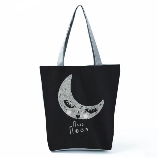 evening bags sleep mooning printed black women's bag fashion beautiful shoulder eco friendly shopping high capacity travel handbags1
evening bags sleep mooning printed black women's bag fashion beautiful shoulder eco friendly shopping high capacity travel handbags1