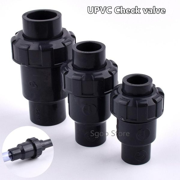 watering equipments 1pc id 20~63mm upvc check valve garden irrigation fish tank aquarium tube adapter fittings pvc pipe connector
watering equipments 1pc id 20~63mm upvc check valve garden irrigation fish tank aquarium tube adapter fittings pvc pipe connector