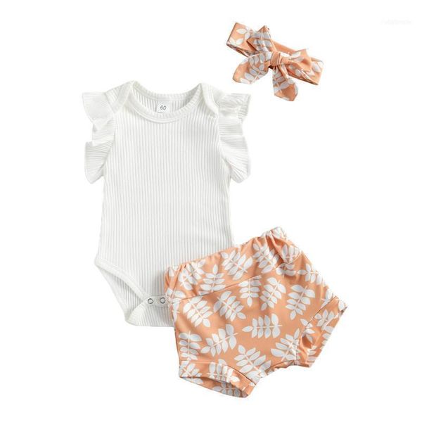 clothing sets summer toddler girl clothes romper headband flower print shorts 3pcs children's1, White
clothing sets summer toddler girl clothes romper headband flower print shorts 3pcs children's1, White