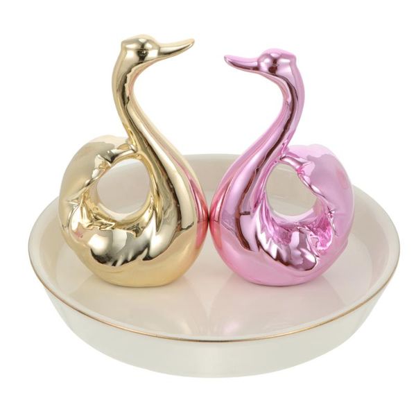 dishes & plates 1pc creative jewelry tray swan plate ceramic showing stand (assorted color)
dishes & plates 1pc creative jewelry tray swan plate ceramic showing stand (assorted color)