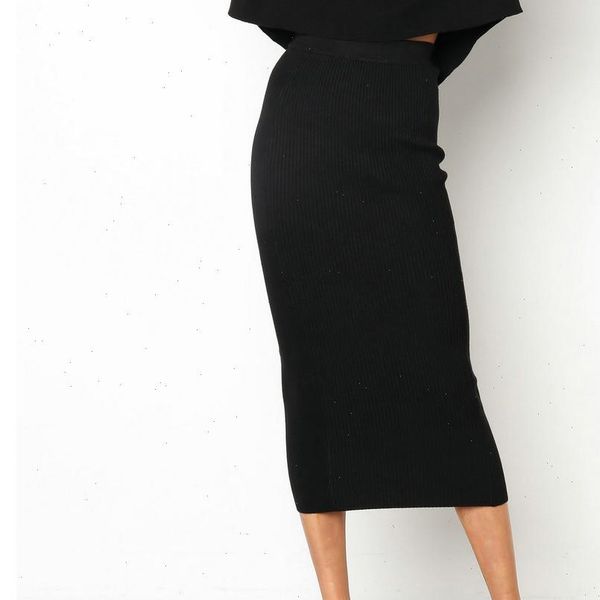 skirts womens pencil skirts knitted back skirt high waist tight woman elegant long skirts party club maxi skirt spodnica, Black
skirts womens pencil skirts knitted back skirt high waist tight woman elegant long skirts party club maxi skirt spodnica, Black