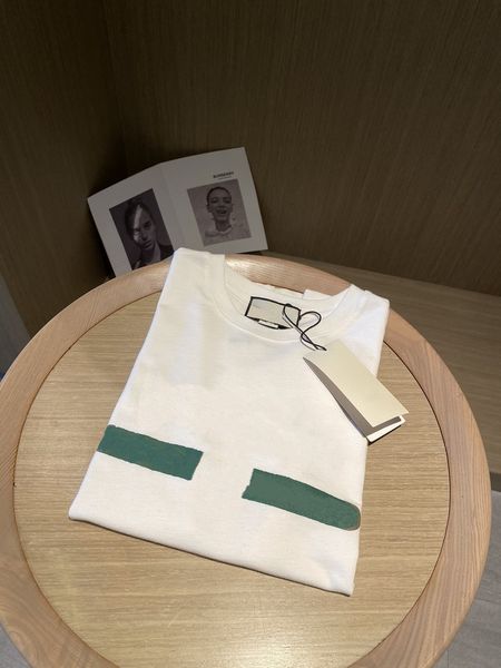 21 gujia spring summer new simple letter t-shirt men women's back embroidered rose short sleeves0, White
21 gujia spring summer new simple letter t-shirt men women's back embroidered rose short sleeves0, White