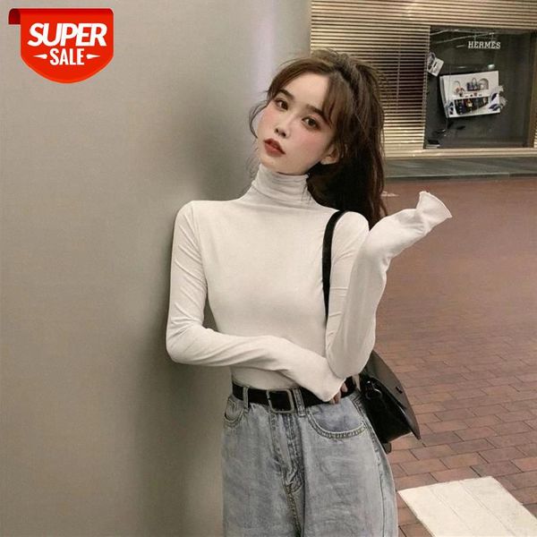 autumn turtleneck slim long sleeve thin soft t-shirts ladies solid girls solid slim basic undershirts tees black t-shirts #z54i, White
autumn turtleneck slim long sleeve thin soft t-shirts ladies solid girls solid slim basic undershirts tees black t-shirts #z54i, White