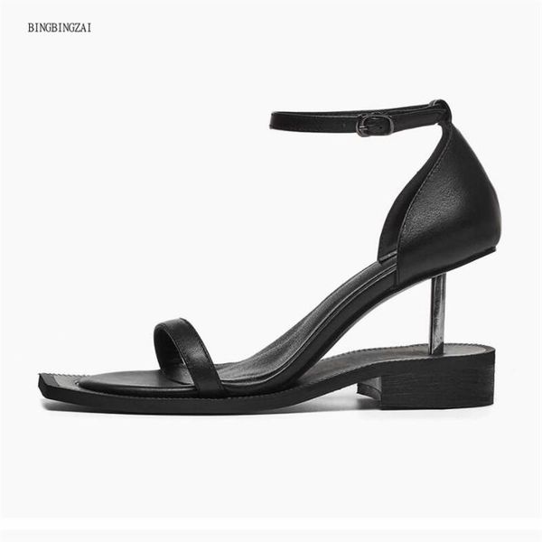 2021 new leather women sandals net red super women shoes fashion show 8 cm high heels size 3-7 8 bbzai, Black
2021 new leather women sandals net red super women shoes fashion show 8 cm high heels size 3-7 8 bbzai, Black