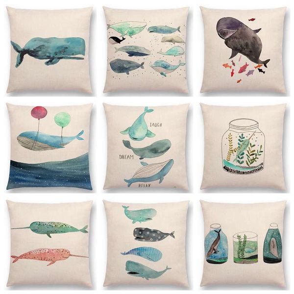 cushion/decorative pillow fresh and lovely watercolor whales sea friends happy days prints warm home ocean cushion sofa throw
cushion/decorative pillow fresh and lovely watercolor whales sea friends happy days prints warm home ocean cushion sofa throw