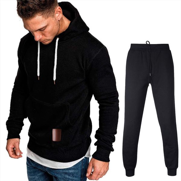 2pcs sportswear hoodies sweatshirt men tracksuits pants solid long sleeve set winter warm mens c, Gray
2pcs sportswear hoodies sweatshirt men tracksuits pants solid long sleeve set winter warm mens c, Gray