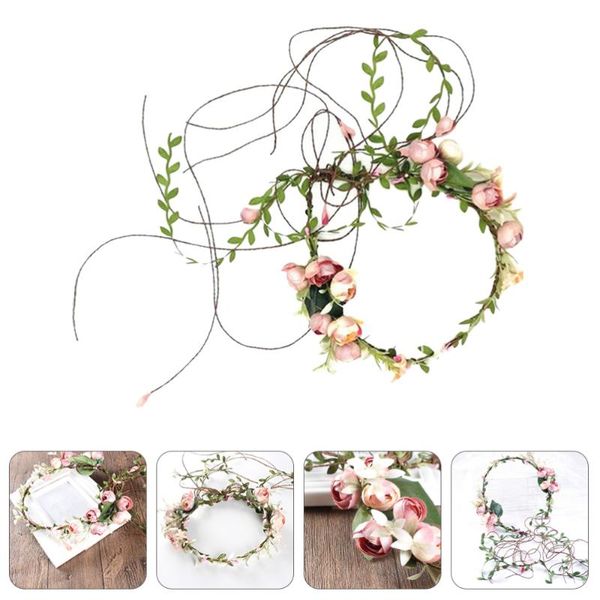 decorative flowers & wreaths 1pc simulate flower headdress creative women hair wreath wedding decor
decorative flowers & wreaths 1pc simulate flower headdress creative women hair wreath wedding decor