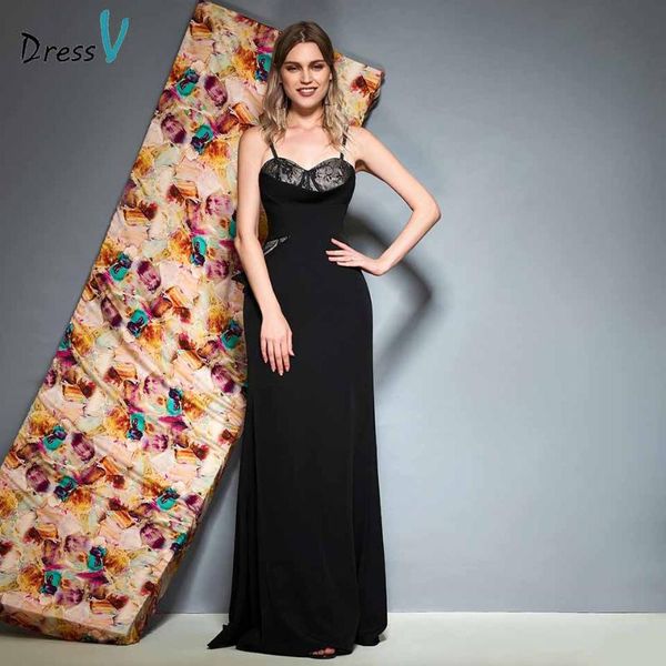party dresses dressv black spaghetti straps sleeveless a line evening dress floor length flower wedding formal, White;black
party dresses dressv black spaghetti straps sleeveless a line evening dress floor length flower wedding formal, White;black