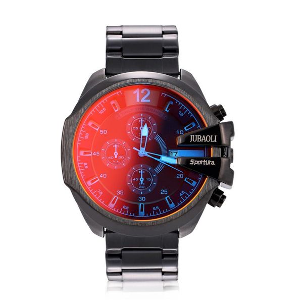 wristwatches chronograph watches men brand waterproof quartz discoloration glass creative business sports relogio masculino, Slivery;brown
wristwatches chronograph watches men brand waterproof quartz discoloration glass creative business sports relogio masculino, Slivery;brown