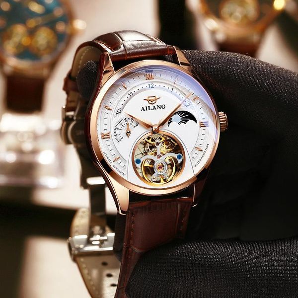 wristwatches ailang al-8607 brand watch men automatic mechanical mens 41mm waterproof luxury tourbillon carving for, Slivery;brown
wristwatches ailang al-8607 brand watch men automatic mechanical mens 41mm waterproof luxury tourbillon carving for, Slivery;brown