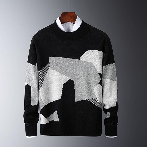 2021 round neck pullover spring new men's sweater korean version of the trendy sweater men's handsome, White;black
2021 round neck pullover spring new men's sweater korean version of the trendy sweater men's handsome, White;black