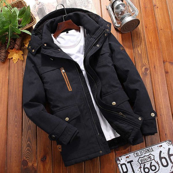 winter parka men windbreak coat thicken warm military jacket mens fashion cotton padded overcoat hooded parkas outerwear 201119, Black
winter parka men windbreak coat thicken warm military jacket mens fashion cotton padded overcoat hooded parkas outerwear 201119, Black
