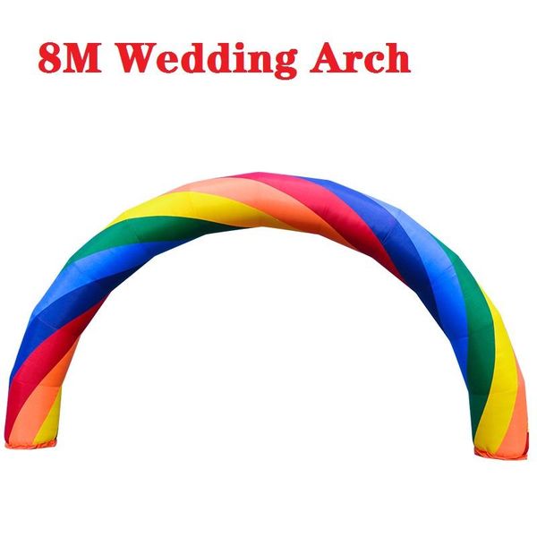 party decoration 8m rainbow inflatable wedding arch colorful events supply opening ceremony advertising tool outdoor exhibition
party decoration 8m rainbow inflatable wedding arch colorful events supply opening ceremony advertising tool outdoor exhibition