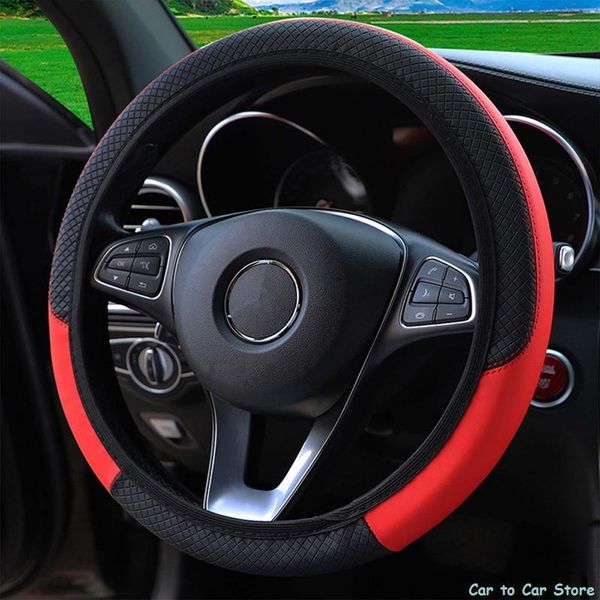 steering wheel covers car cover breathable anti slip pu leather suitable for 37-38cm auto universal accessories
steering wheel covers car cover breathable anti slip pu leather suitable for 37-38cm auto universal accessories
