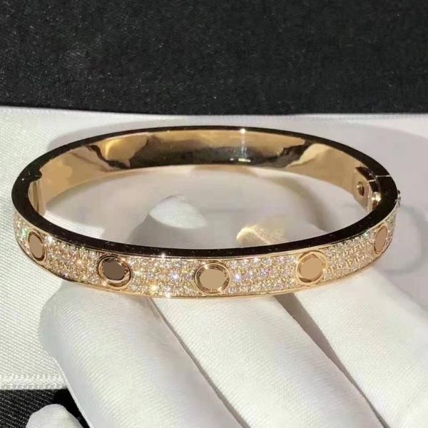 bangle 1:1 original classic european and american style fashion trend wild lady bracelet jewelry, Black
bangle 1:1 original classic european and american style fashion trend wild lady bracelet jewelry, Black