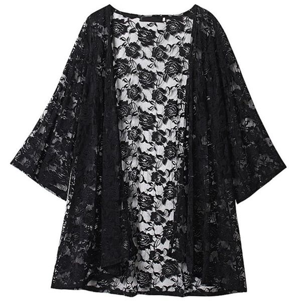women's blouses & shirts elegant vintage kimono cardigan lace shirt embroidered beach sunscreen clothing plus size blouse women, White
women's blouses & shirts elegant vintage kimono cardigan lace shirt embroidered beach sunscreen clothing plus size blouse women, White